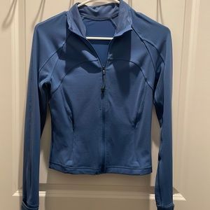 Lululemon Nulu Cropped Define Jacket. Color soft denim.